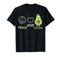 Peace Love Avocado T-Shirt - Custom Art Print for Adults - T-Shirt, Sweatshirt, Hoodie