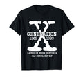 Gen X Generation Raised House Parties Old T-Shirt - Trendy Graphic Unisex - T-Shirt, Sweatshirt, Hoodie