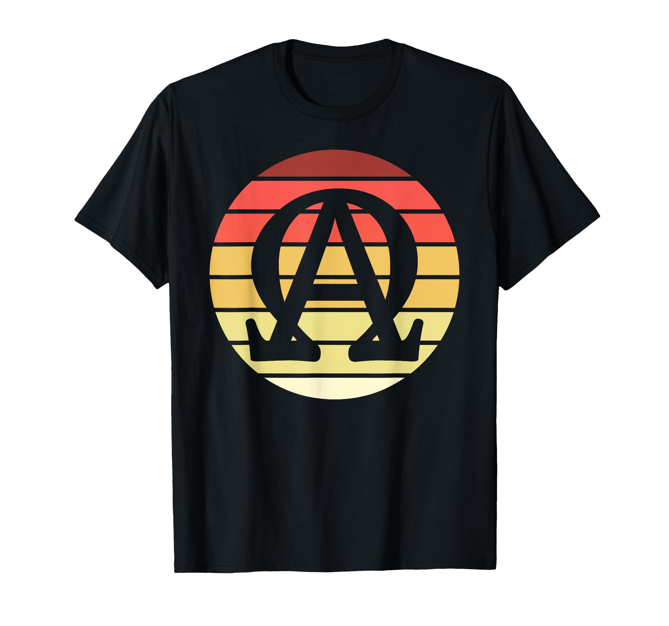 Alpha And Omega Symbol Sunset Art T-Shirt - Fun Novelty Design Men Women - T-Shirt, Sweatshirt, Hoodie