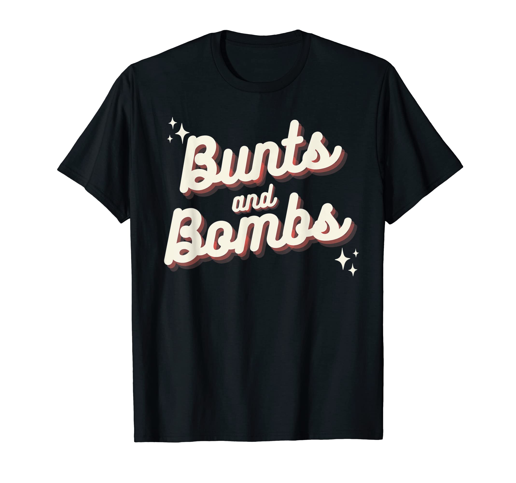 Bunts And Bombs Softball Baseball Mom T-Shirt - Minimalist Print Men Women - T-Shirt, Sweatshirt, Hoodie