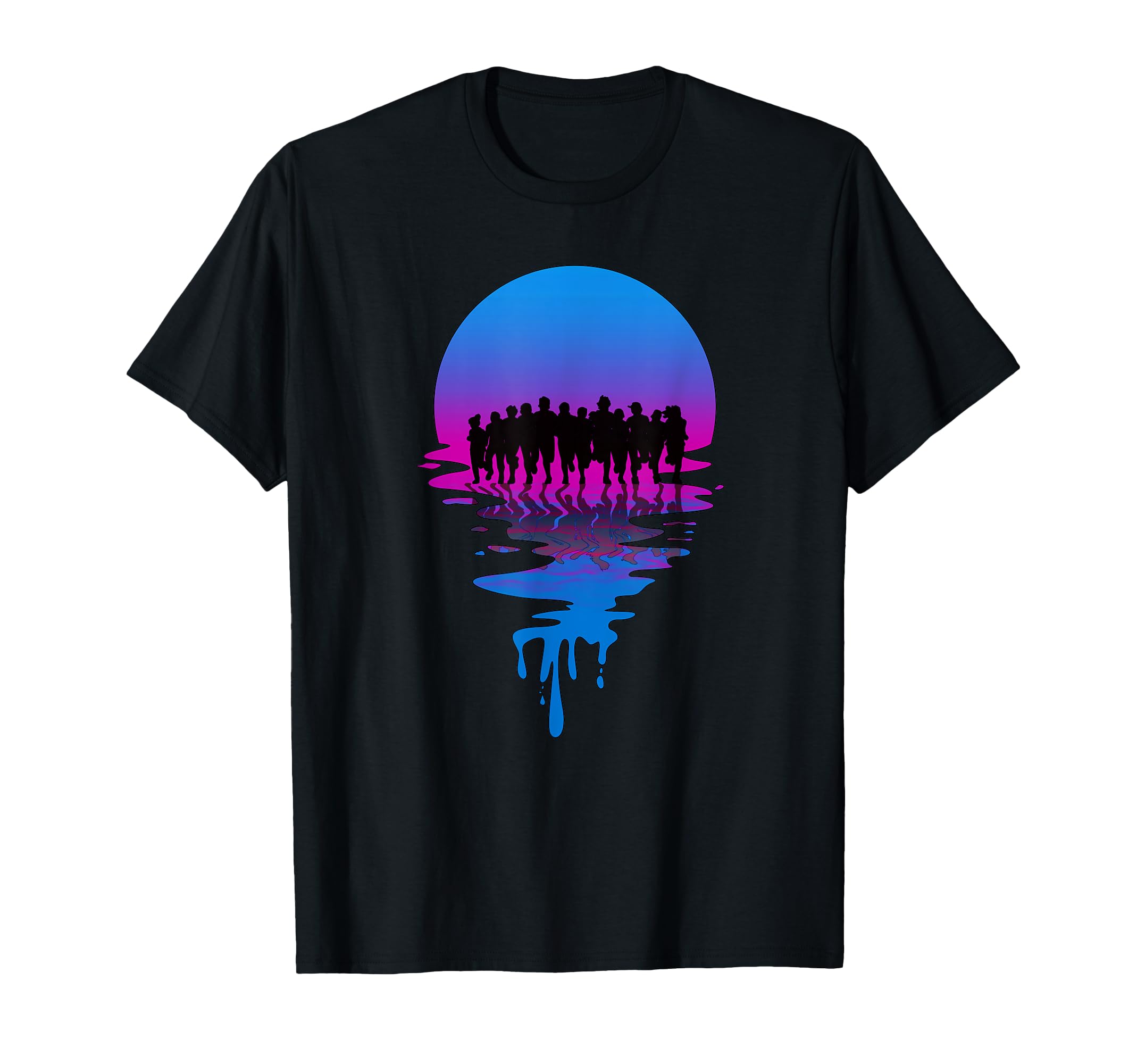 Sunset Marathon T-Shirt - Custom Art Print Unisex - T-Shirt, Sweatshirt, Hoodie
