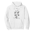 Roller Skate Patent Blueprint Roller Hoodie - Fun Novelty Design Men Women - T-Shirt, Sweatshirt, Hoodie