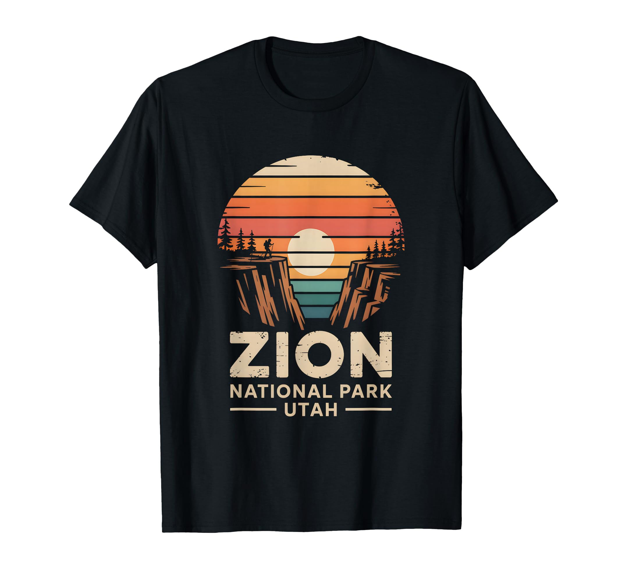 Zion National Park Utah Sunset T-Shirt - Custom Art Print Unisex - T-Shirt, Sweatshirt, Hoodie