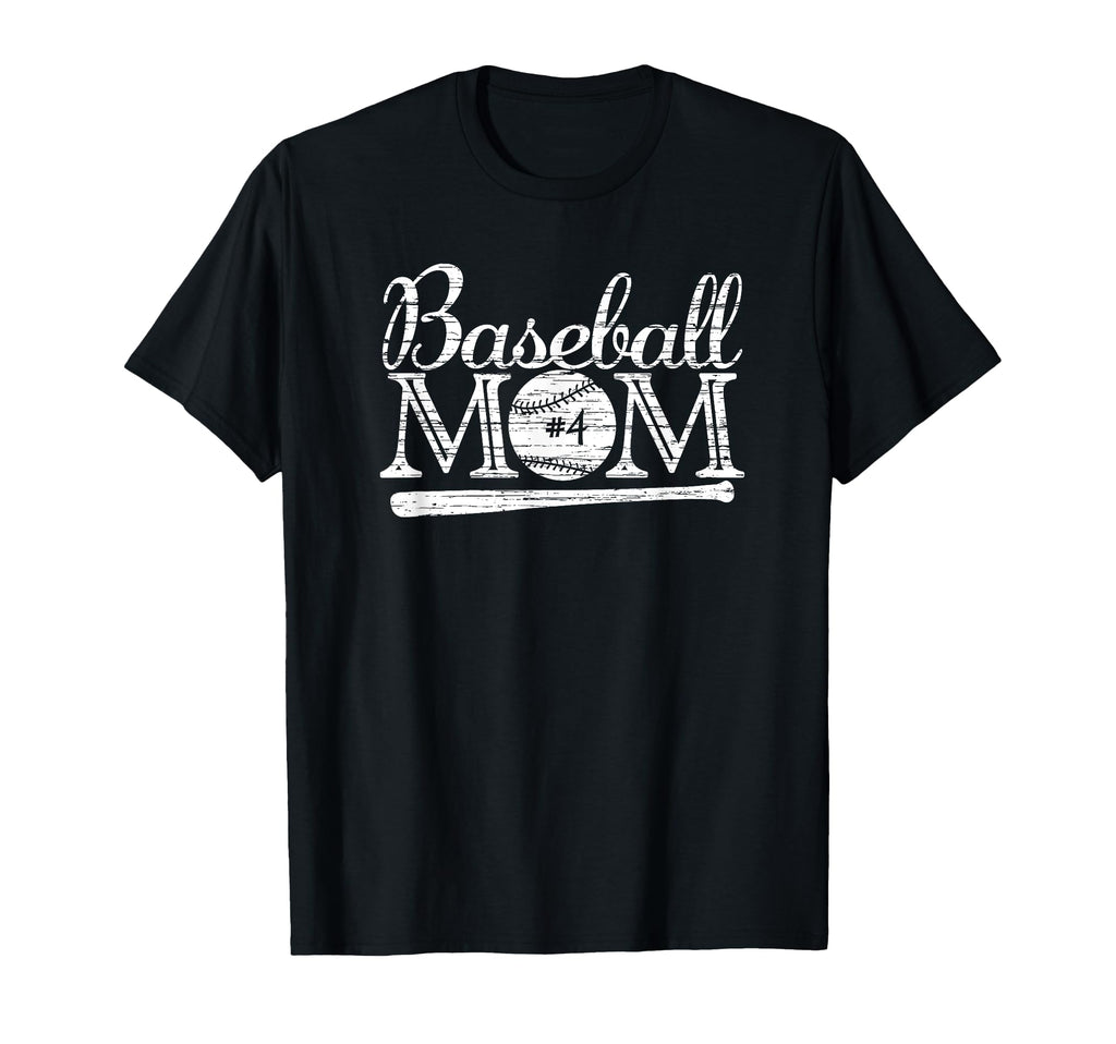 Baseball 4 Jersey Mom Favorite Player T-Shirt - Unique Graphic Men Women - T-Shirt, Sweatshirt, Hoodie