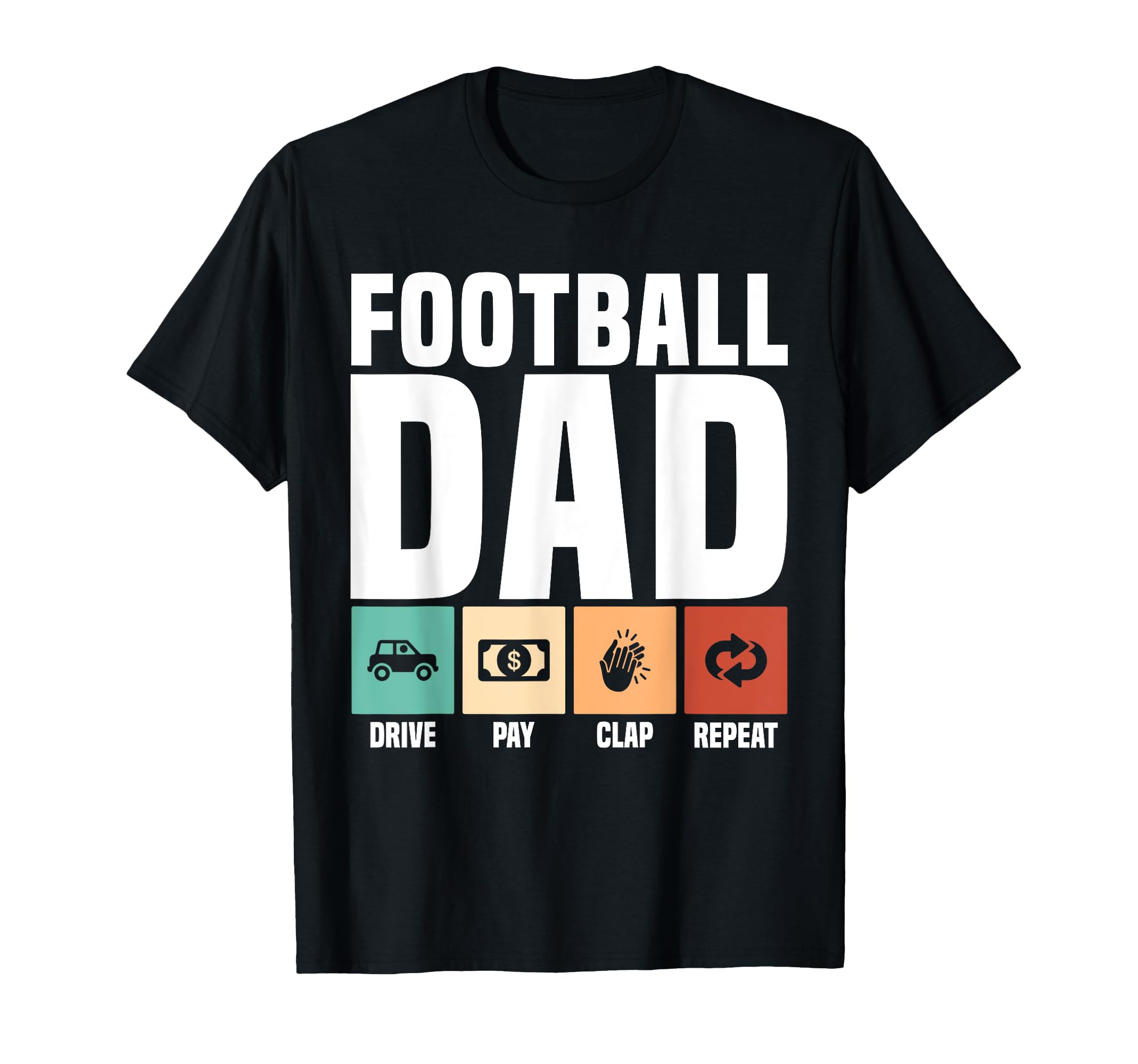 Funny Football Dad Proud Player T-Shirt - Aesthetic Graphic Men Women - T-Shirt, Sweatshirt, Hoodie