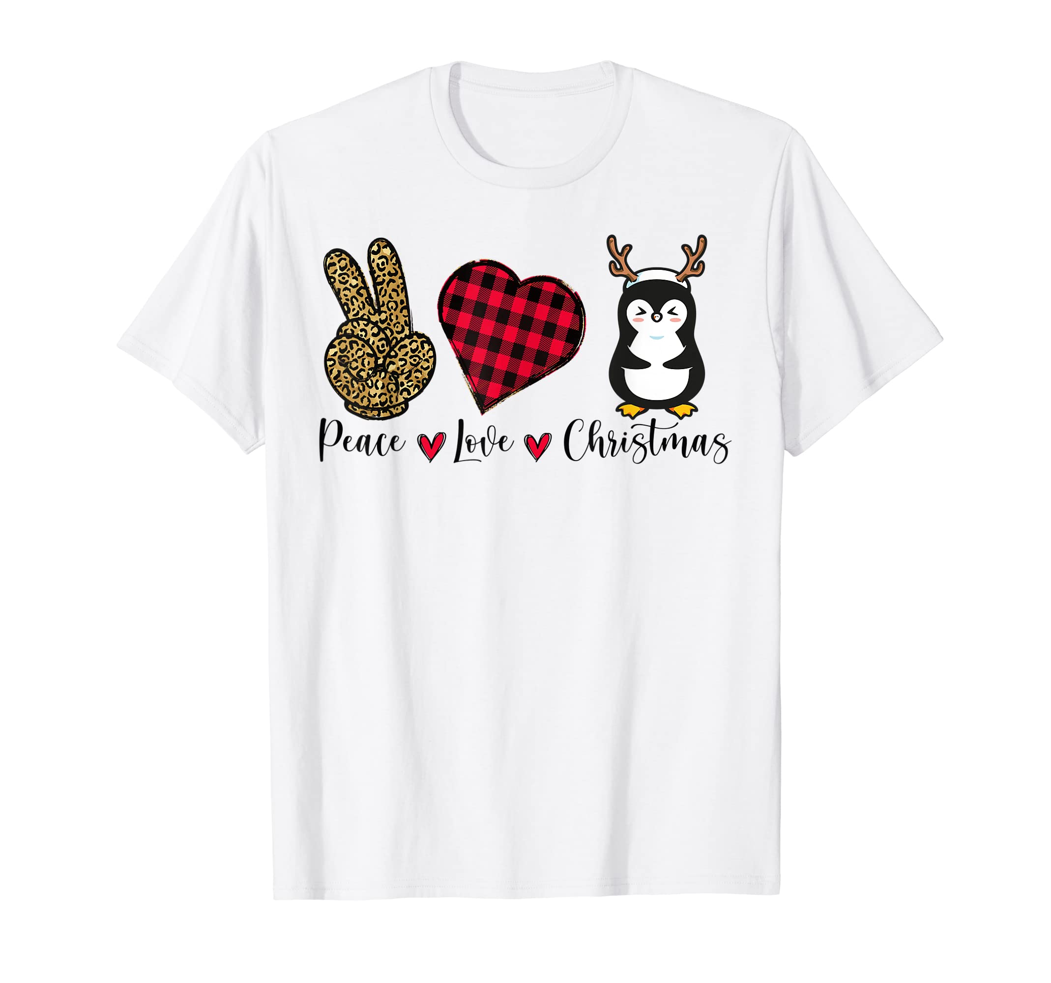 Peace Love Funny Themed T-Shirt - Minimalist Print Unisex - T-Shirt, Sweatshirt, Hoodie