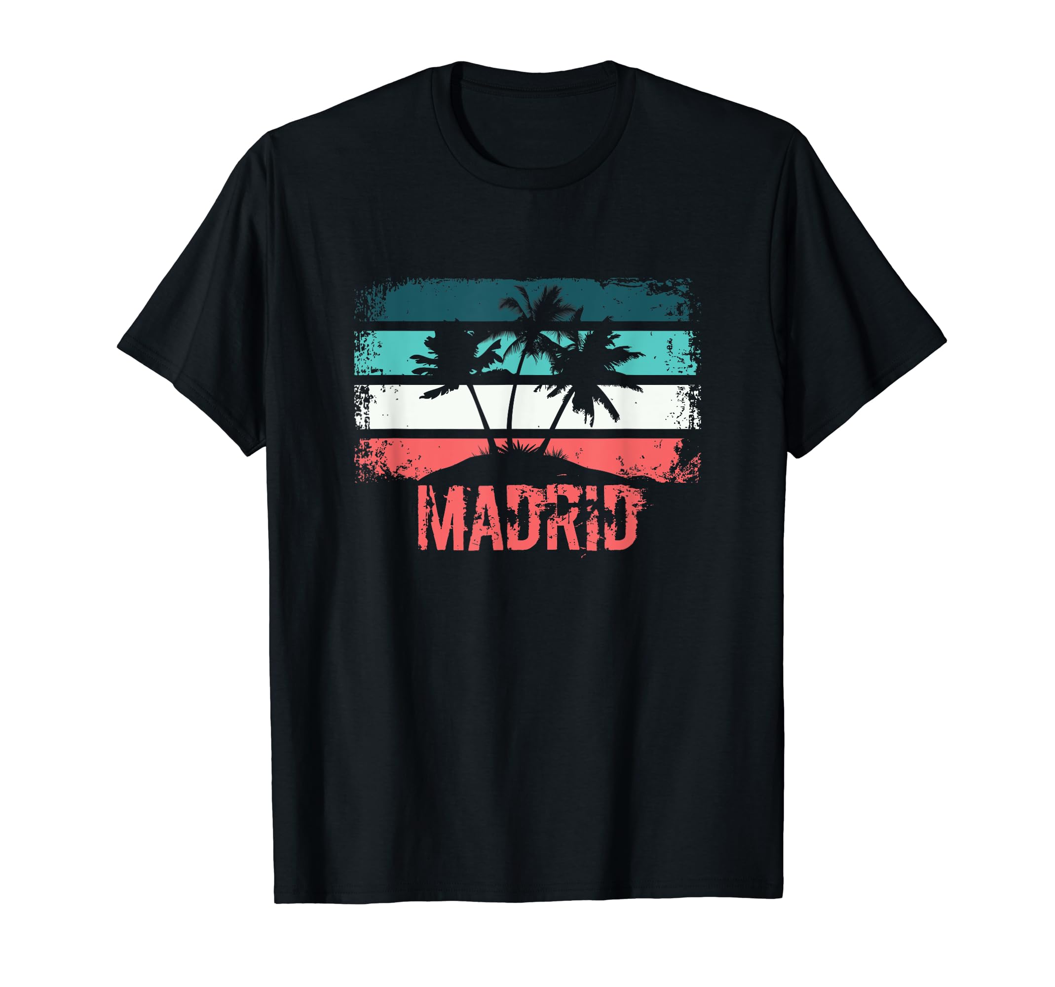 Madrid Distressed T-Shirt - Streetwear Style Unisex - T-Shirt, Sweatshirt, Hoodie