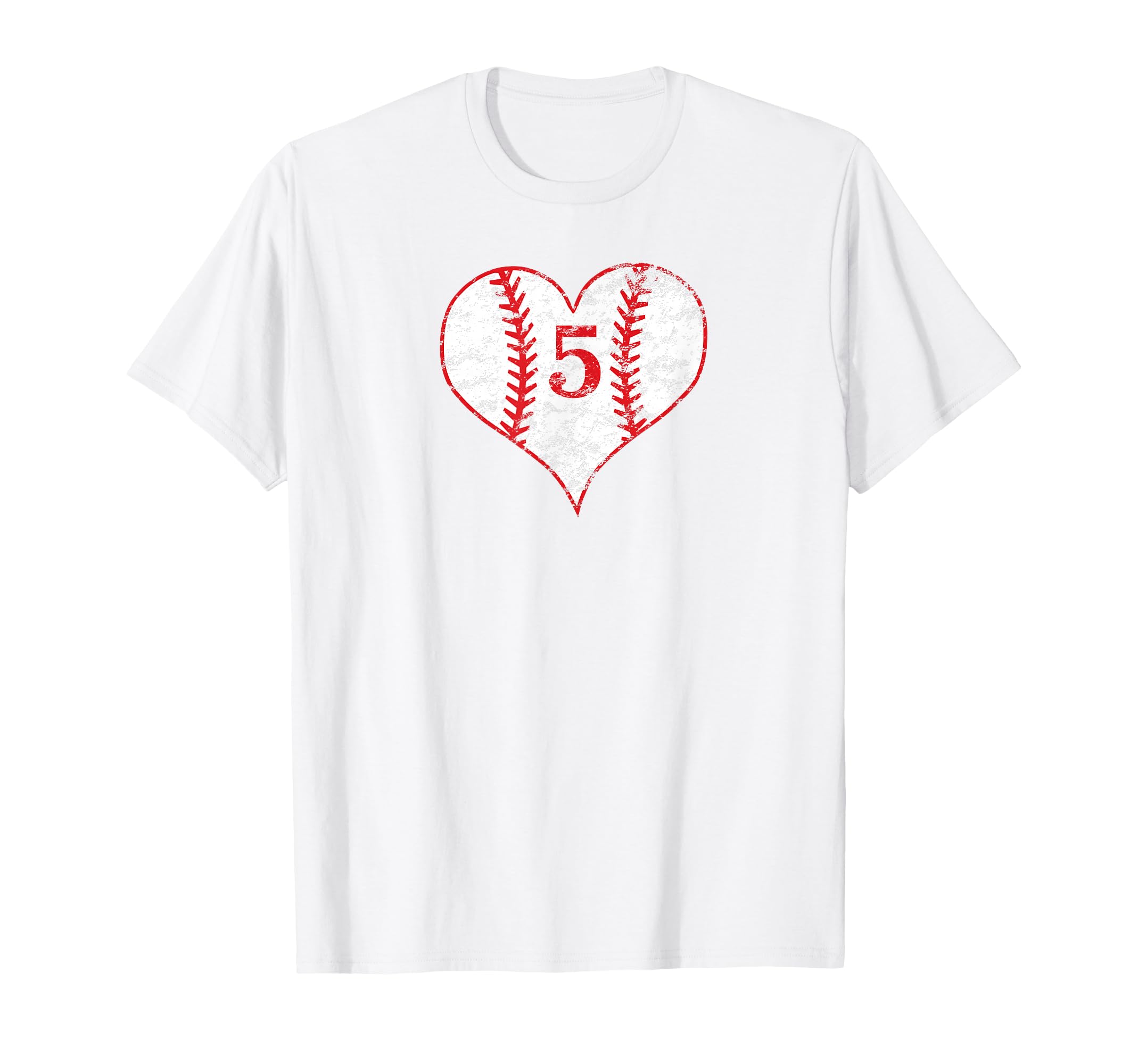 Love Baseball Mom 5 Baseball Heart T-Shirt - Streetwear Style for Adults - T-Shirt, Sweatshirt, Hoodie