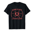 2024 Home Plate Social Club Softball T-Shirt - Minimalist Print for Adults - T-Shirt, Sweatshirt, Hoodie