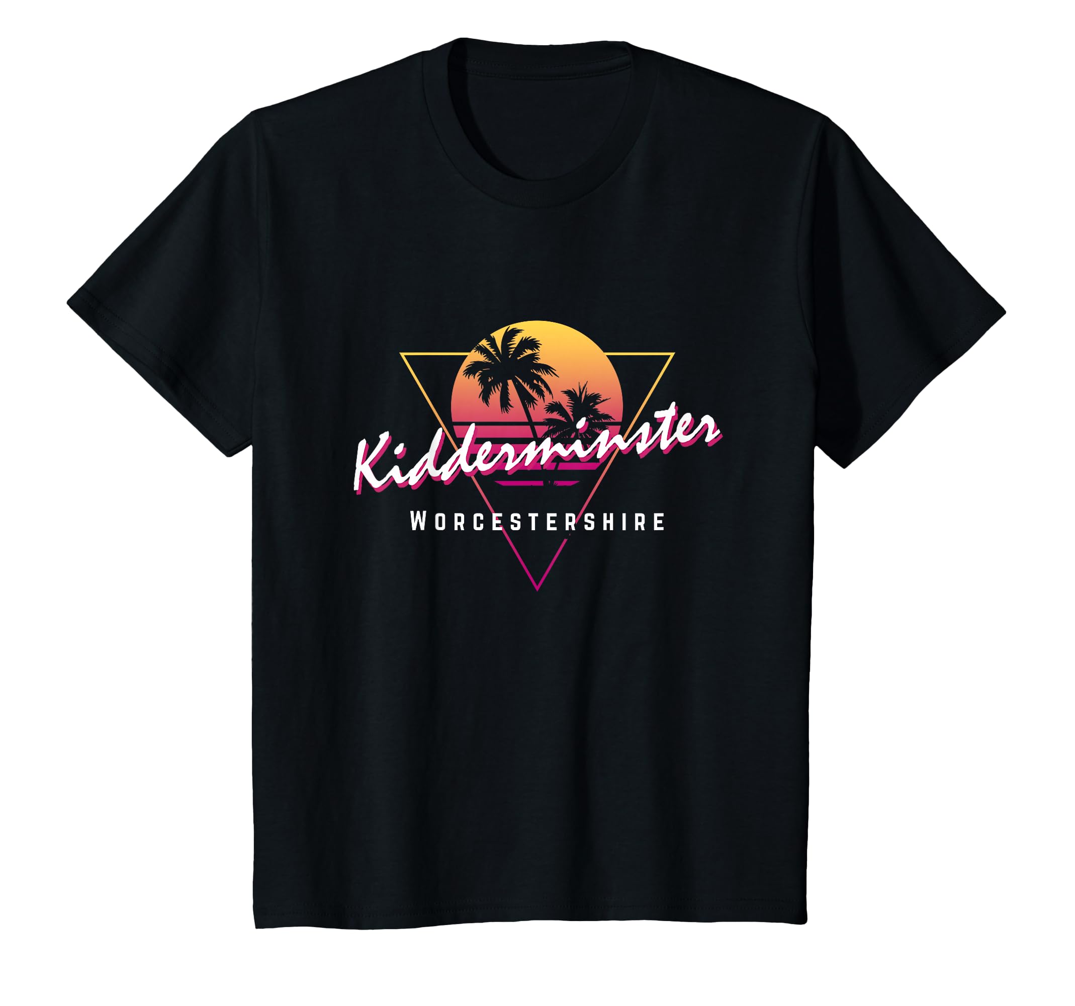 Kidderminster Worcestershire 80S Funny T-Shirt - Fun Novelty Design Unisex - T-Shirt, Sweatshirt, Hoodie