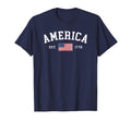 American Flag Usa United States America Us T-Shirt - Trendy Graphic Unisex - T-Shirt, Sweatshirt, Hoodie