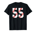 Baseball Mom 55 Jersey Baseball T-Shirt - Novelty Apparel Men Women - T-Shirt, Sweatshirt, Hoodie
