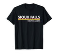 Sioux Falls South Dakota Stripes T-Shirt - Casual Everyday Wear Unisex - T-Shirt, Sweatshirt, Hoodie