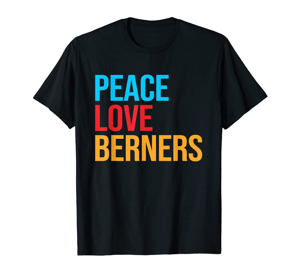 Bernese Mountain Peace Love Berner T-Shirt - Aesthetic Graphic Unisex - T-Shirt, Sweatshirt, Hoodie