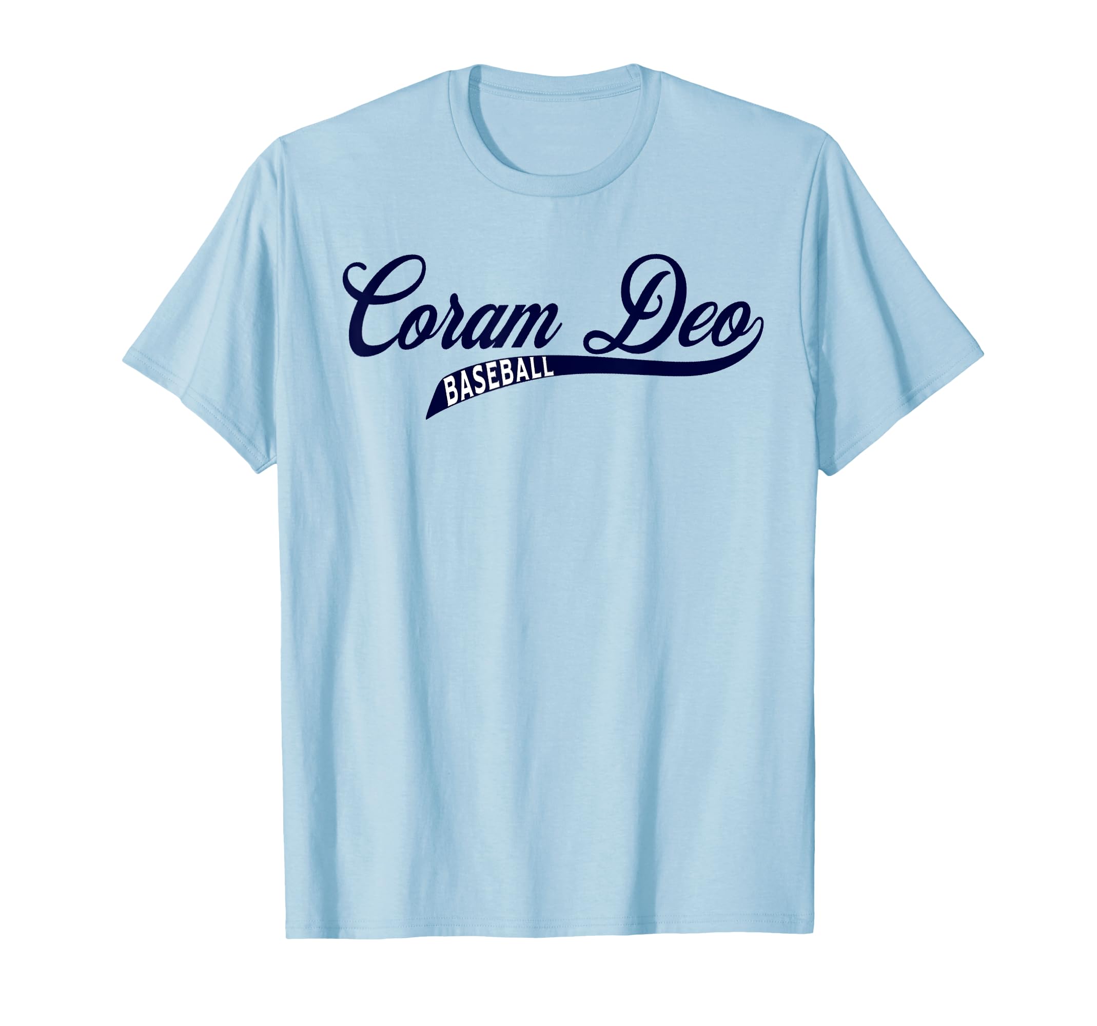 Coram Deo Baseball T-Shirt - Fun Novelty Design Men Women - T-Shirt, Sweatshirt, Hoodie
