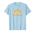 Michigan 70S Rainbow T-Shirt - Novelty Apparel Men Women - T-Shirt, Sweatshirt, Hoodie