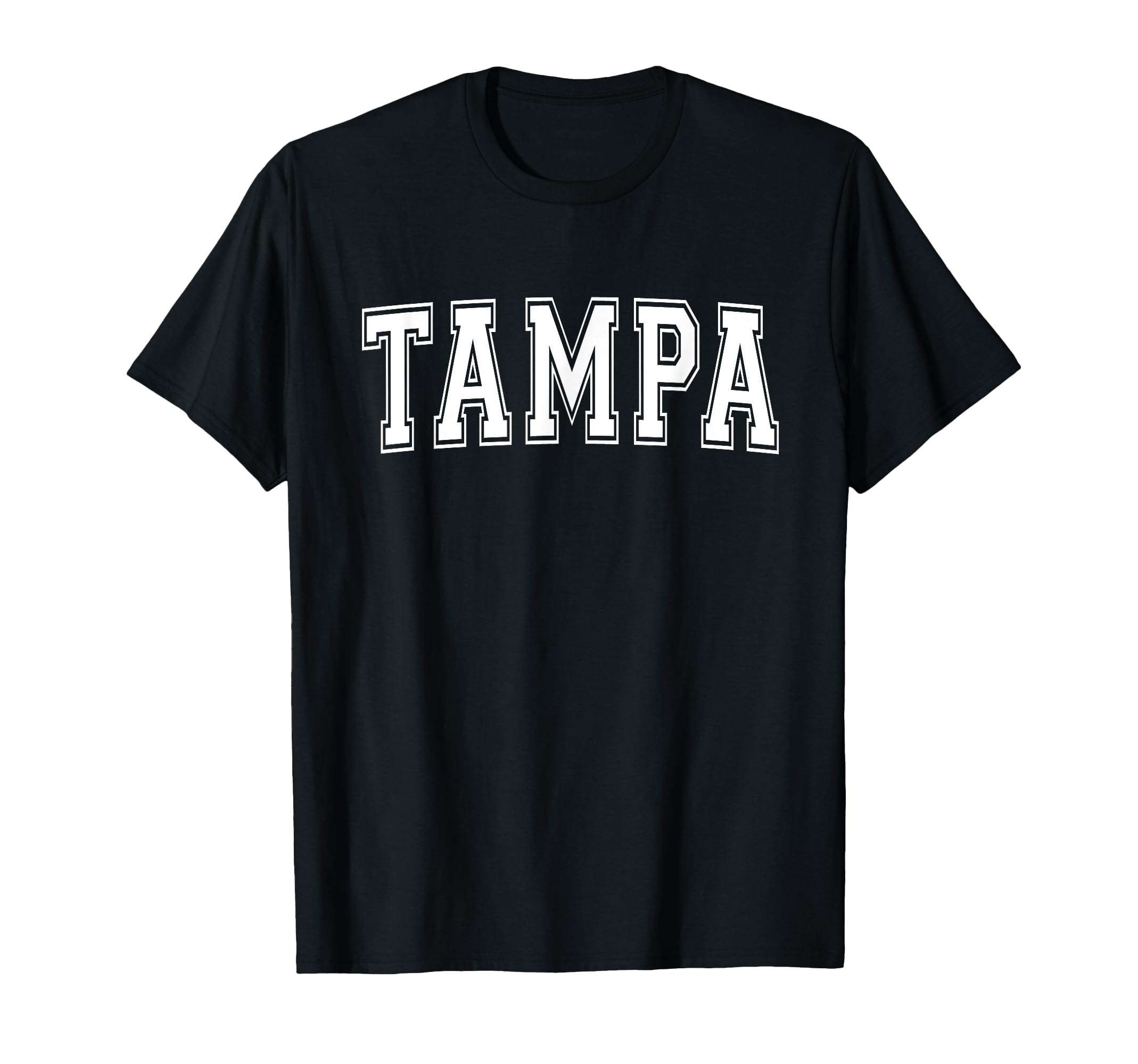 Tampa Fl Florida Usa Sports Varsity T-Shirt - Trendy Graphic Unisex - T-Shirt, Sweatshirt, Hoodie