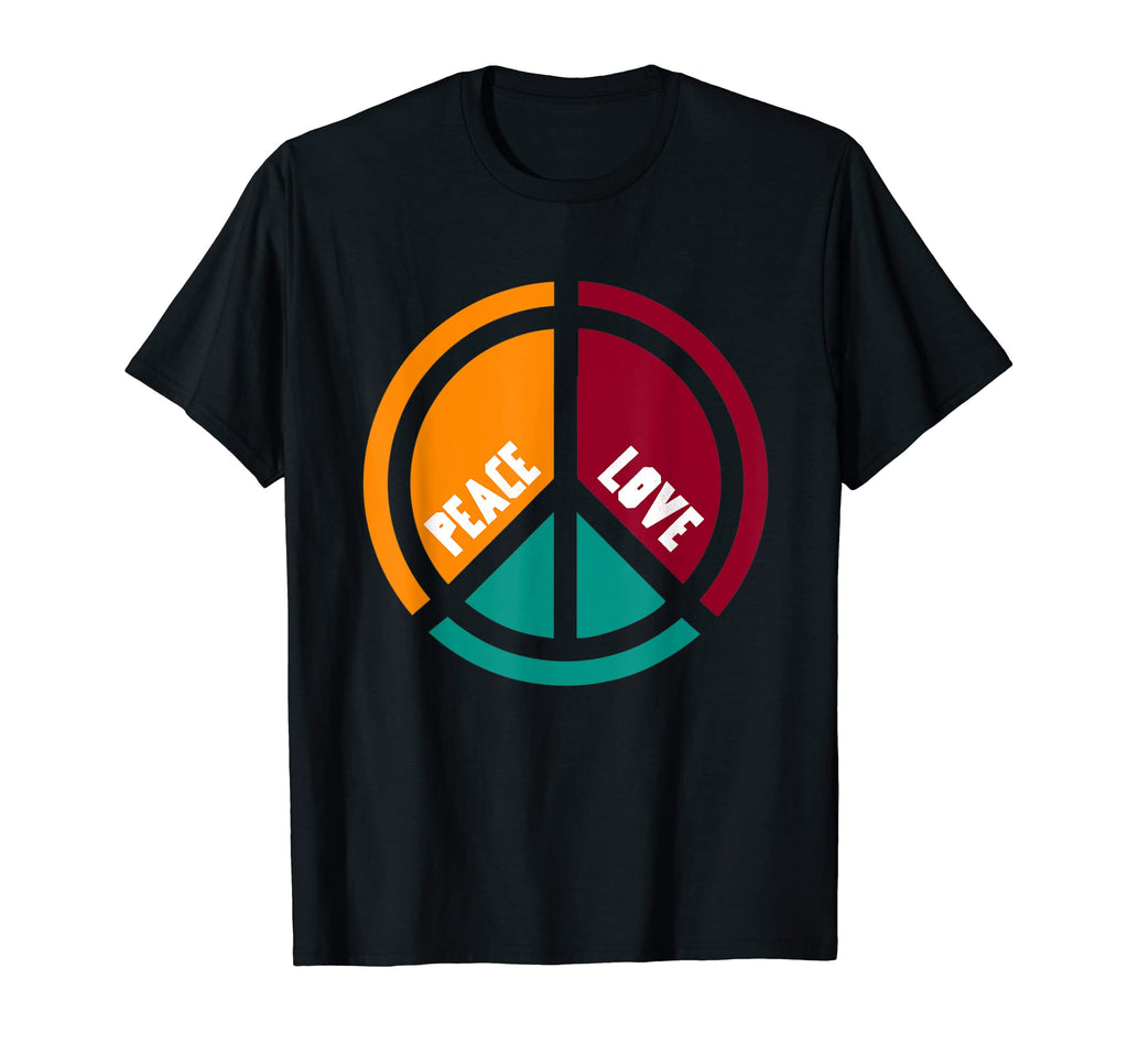 Peace And Love Hippie Spread Love Peace T-Shirt - Custom Art Print Unisex - T-Shirt, Sweatshirt, Hoodie