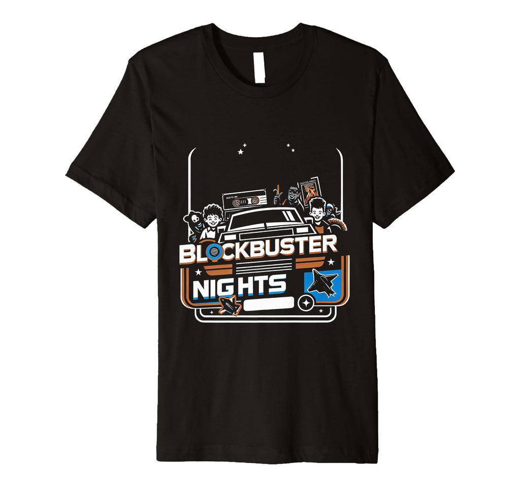 Blockbuster Nights 90S Movie Classics T-Shirt - Streetwear Style Men Women - T-Shirt, Sweatshirt, Hoodie