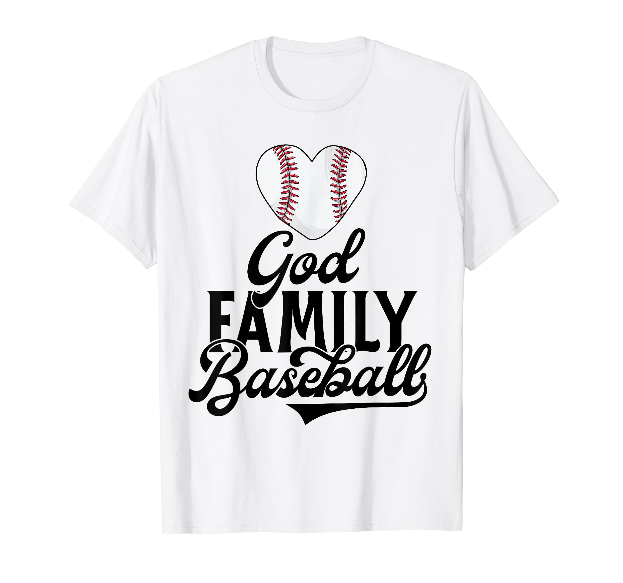 God Family Baseball South Christian T-Shirt - Unique Graphic for Adults - T-Shirt, Sweatshirt, Hoodie