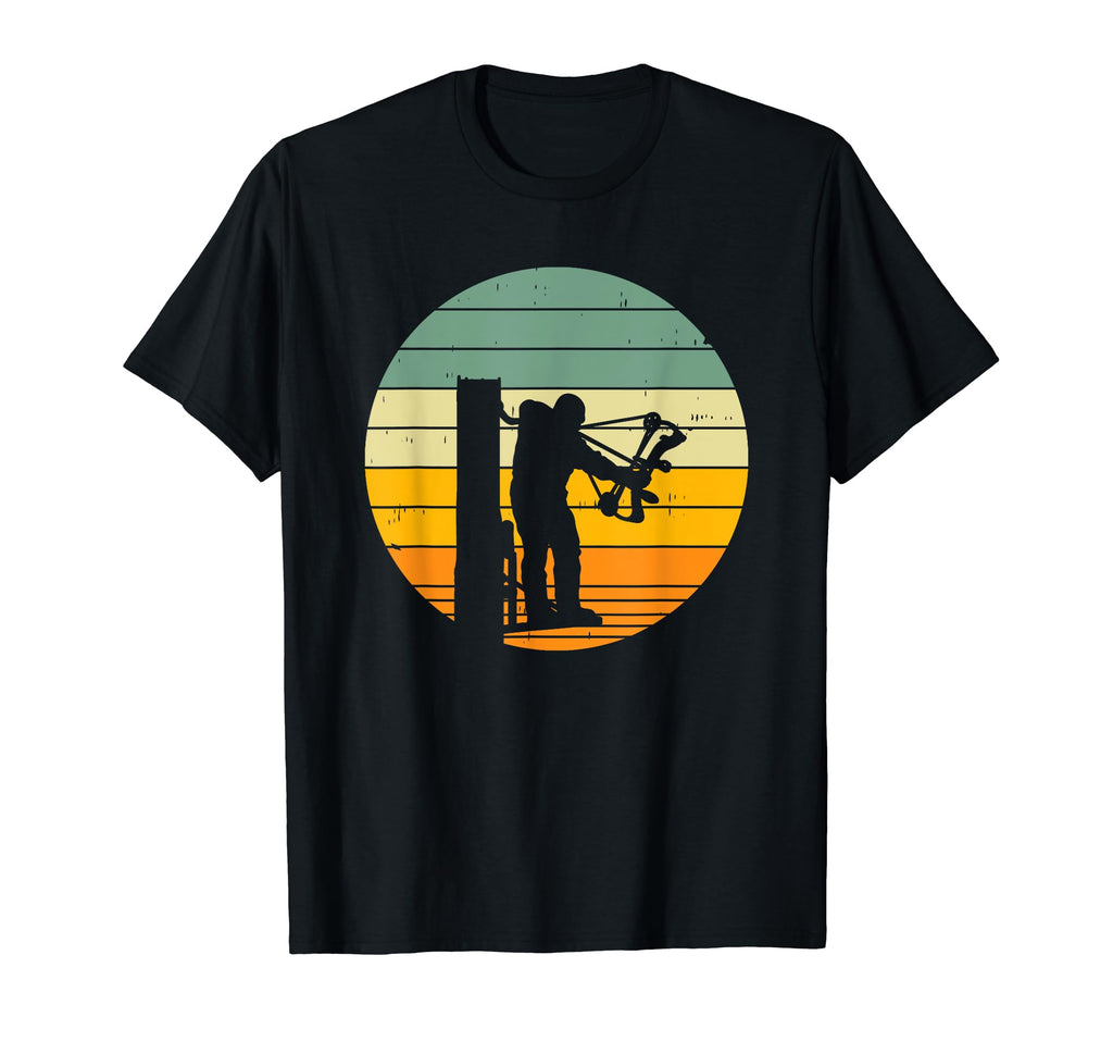 Bowhunting Gifts Hunters Sunset Bow T-Shirt - Casual Everyday Wear Unisex - T-Shirt, Sweatshirt, Hoodie