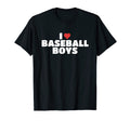 Jacs I Love Baseball Designs Hoodie - Minimalist Print Unisex - T-Shirt, Sweatshirt, Hoodie