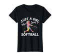Just Who Loves Softball T-Shirt - Aesthetic Graphic for Adults - T-Shirt, Sweatshirt, Hoodie