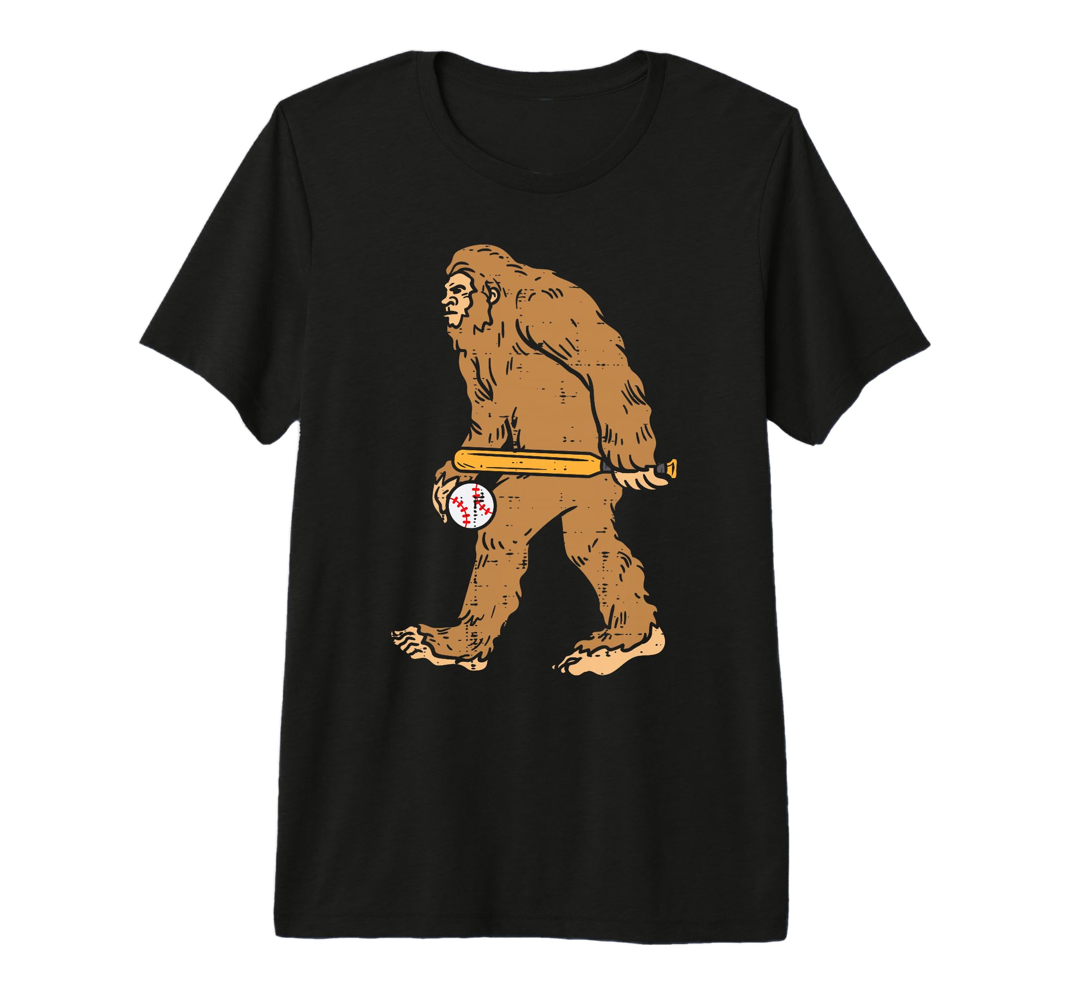 Bigfoot Sasquatch Baseball Funny Coach T-Shirt - Novelty Apparel Unisex - T-Shirt, Sweatshirt, Hoodie