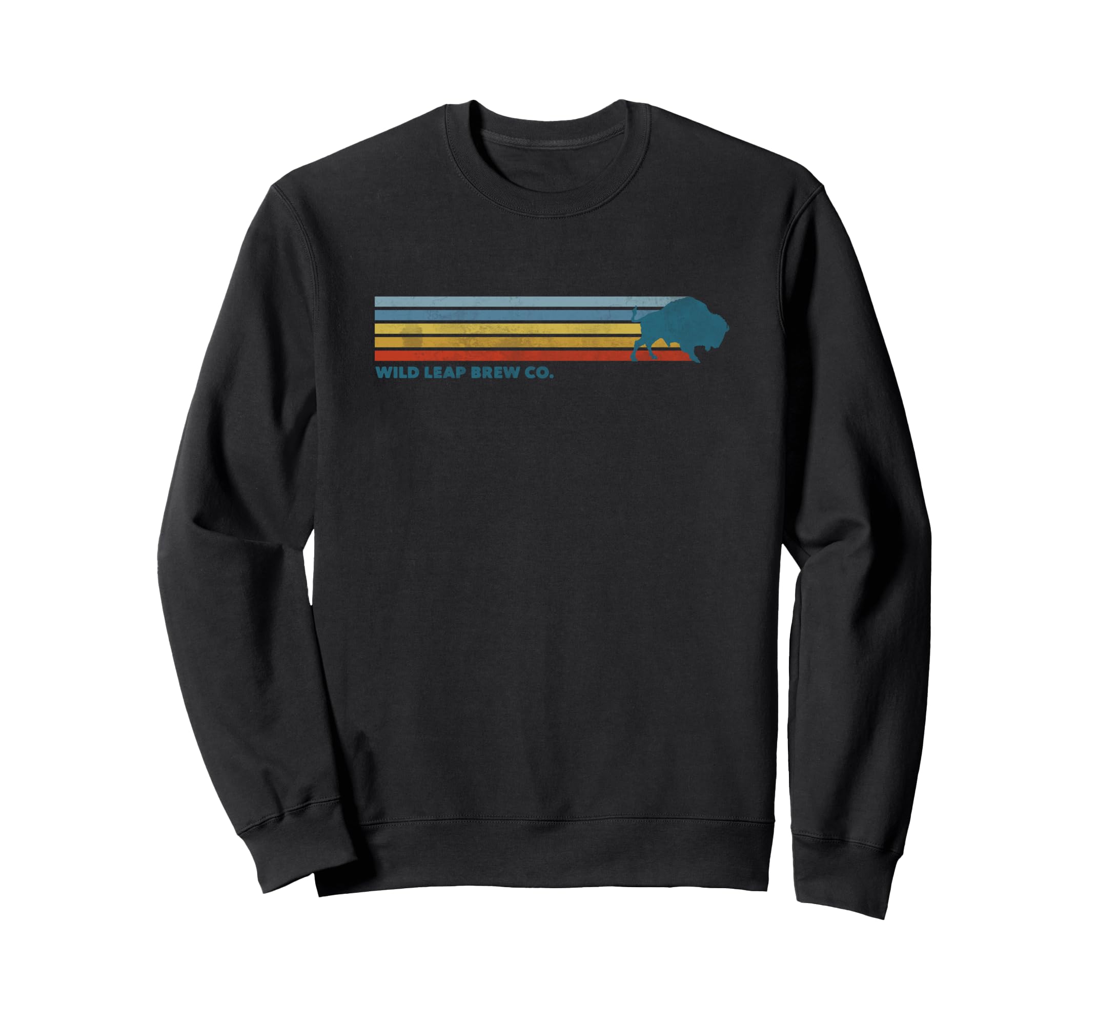 Distressed Stripes Sweatshirt - Custom Art Print Men Women - T-Shirt, Sweatshirt, Hoodie