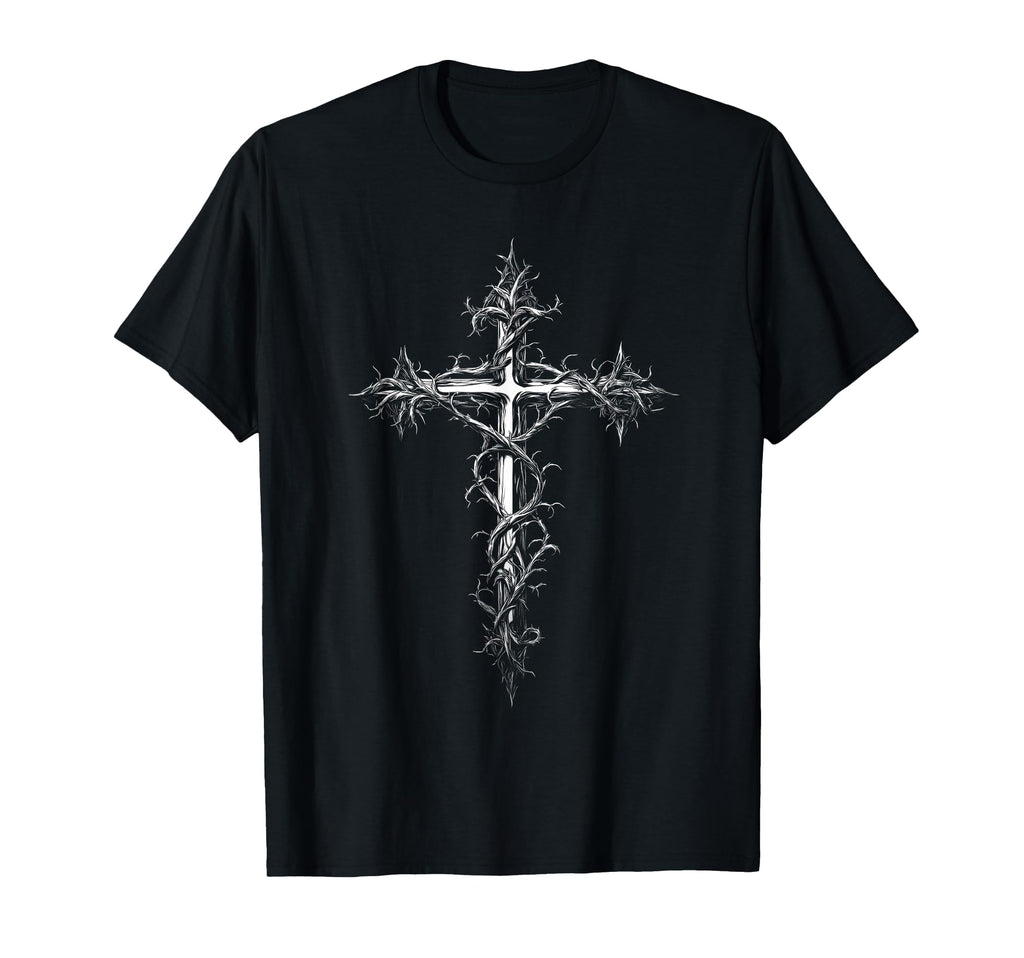 Faith Wear Gothic Cross Grunge Aesthetic T-Shirt - Streetwear Style Unisex - T-Shirt, Sweatshirt, Hoodie