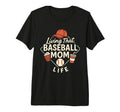 Baseball Mom Dugout Life Game Day T-Shirt - Minimalist Print Unisex - T-Shirt, Sweatshirt, Hoodie