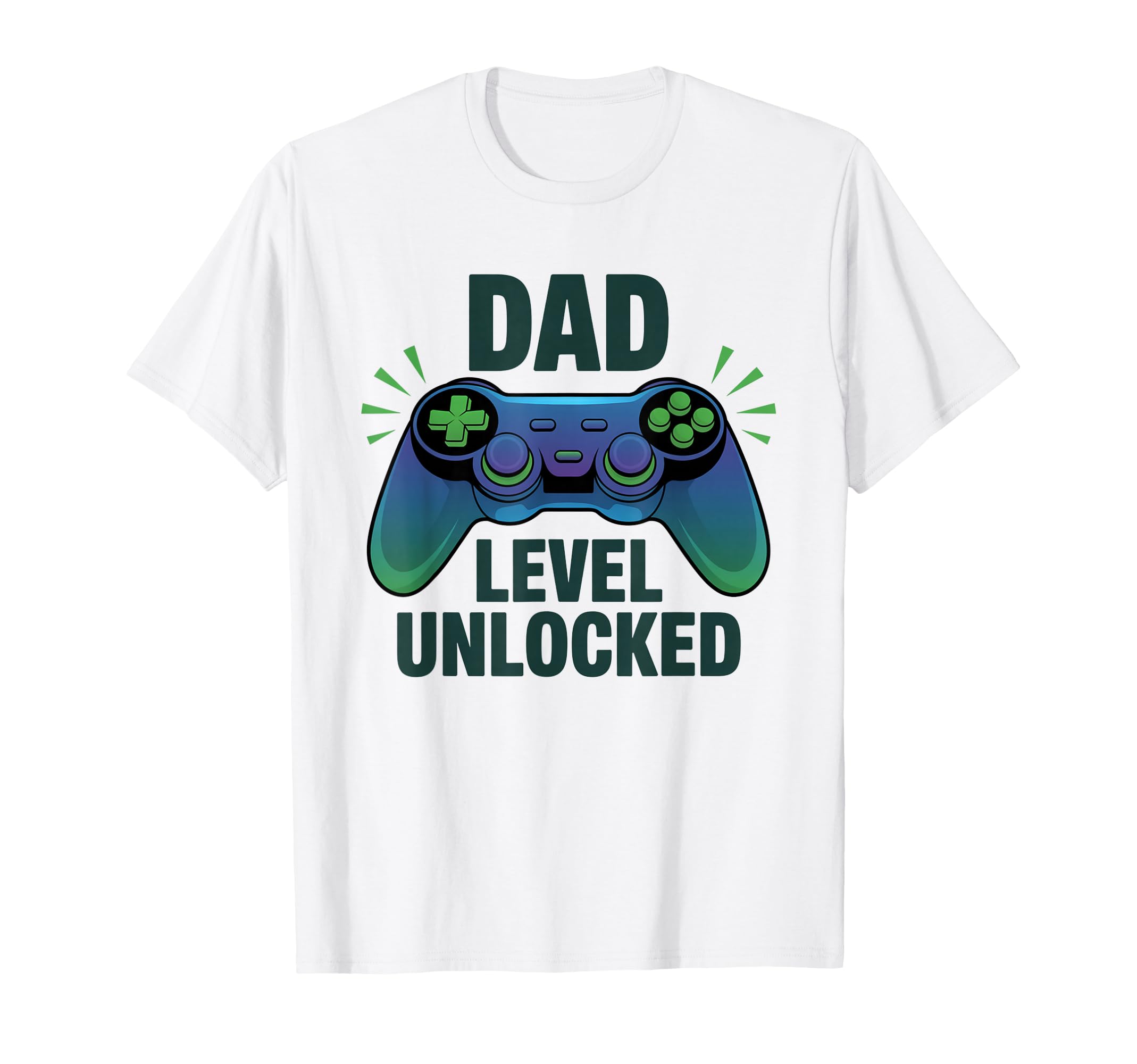 Dad Level Unlocked Gamer Gaming Father T-Shirt - Graphic Print Men Women - T-Shirt, Sweatshirt, Hoodie