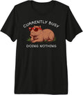 Funny Lazy Capybara - Adult & Kids T-Shirts, Sweatshirts & Hoodies apparel design preview 1