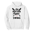 Funny Baseball Batter Batter Swing Hey Hoodie - Novelty Apparel Unisex - T-Shirt, Sweatshirt, Hoodie