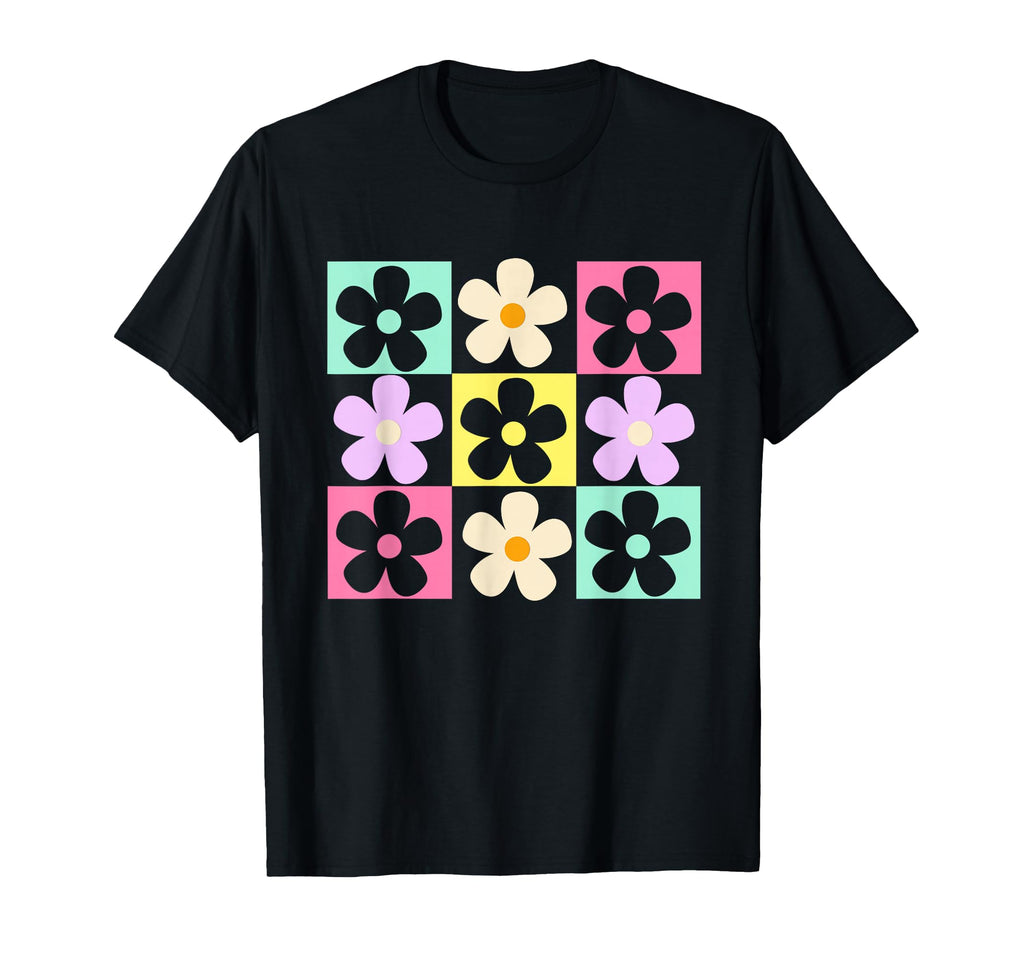 Flower Pattern Groovy Daisy Flower T-Shirt - Streetwear Style for Adults - T-Shirt, Sweatshirt, Hoodie