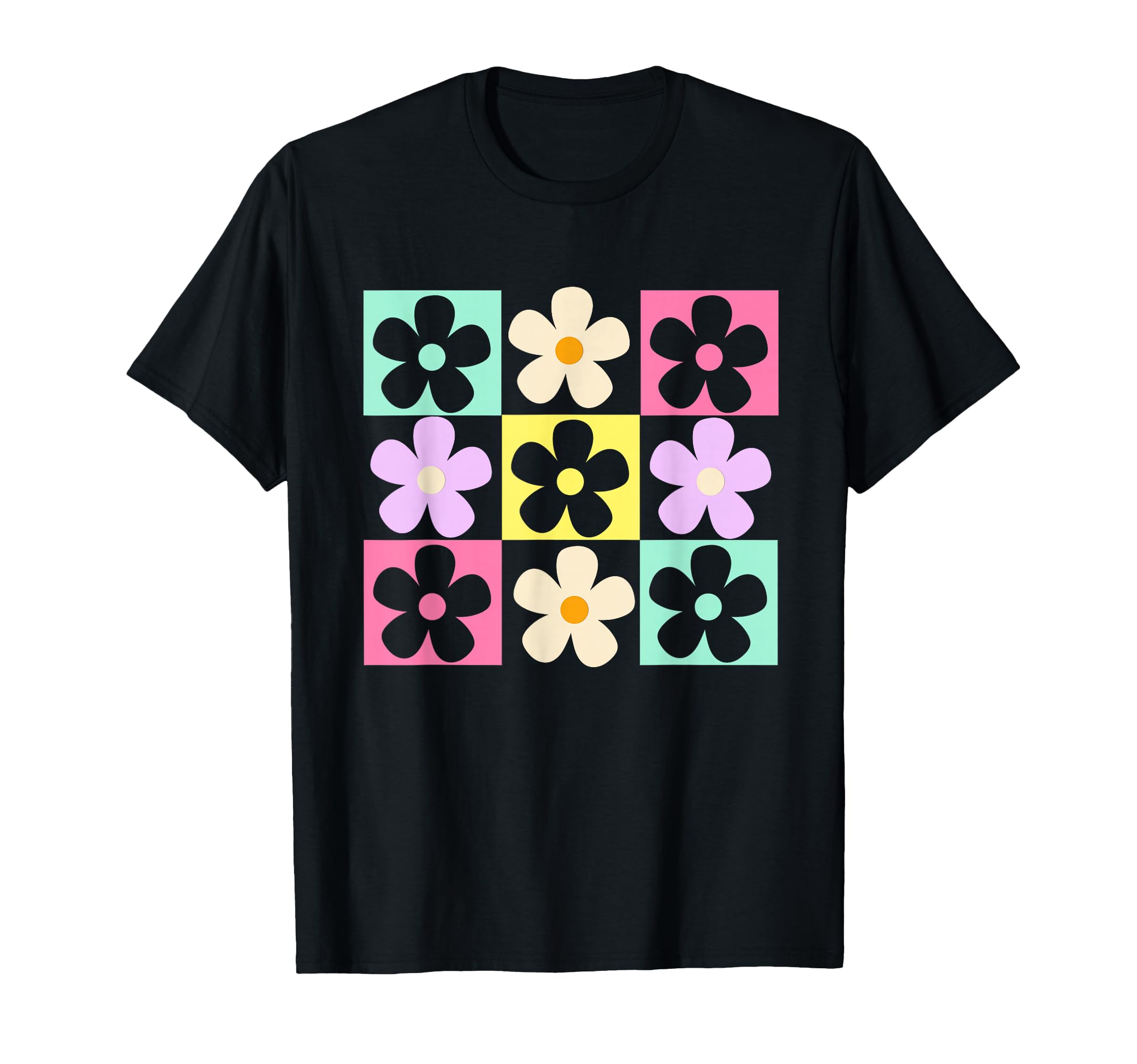 Flower Pattern Groovy Daisy Flower T-Shirt - Streetwear Style for Adults - T-Shirt, Sweatshirt, Hoodie