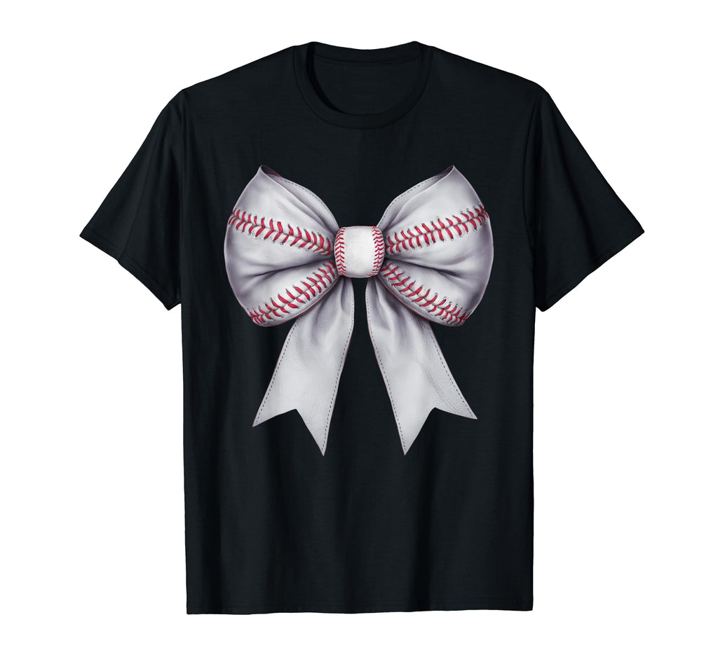 Coquette Bow Funny Baseball Lover T-Shirt - Aesthetic Graphic Men Women - T-Shirt, Sweatshirt, Hoodie