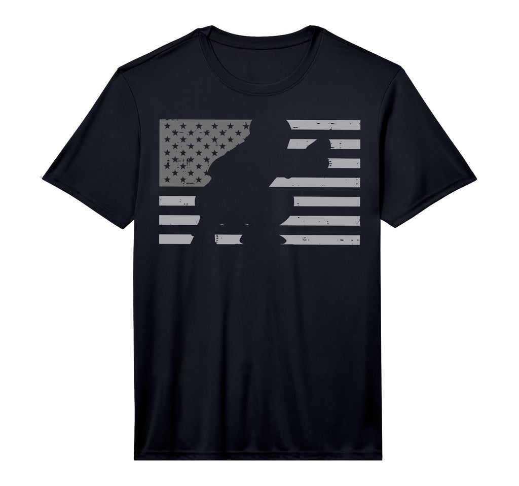 Baseball Catcher American Flag T-Shirt - Casual Everyday Wear Men Women - T-Shirt, Sweatshirt, Hoodie