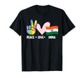 Peace Love Indian Naturecore T-Shirt - Streetwear Style Unisex - T-Shirt, Sweatshirt, Hoodie