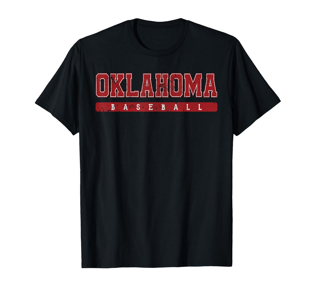 Oklahoma Baseball Tees Tanks Tops Hoodie - Custom Art Print Men Women - T-Shirt, Sweatshirt, Hoodie