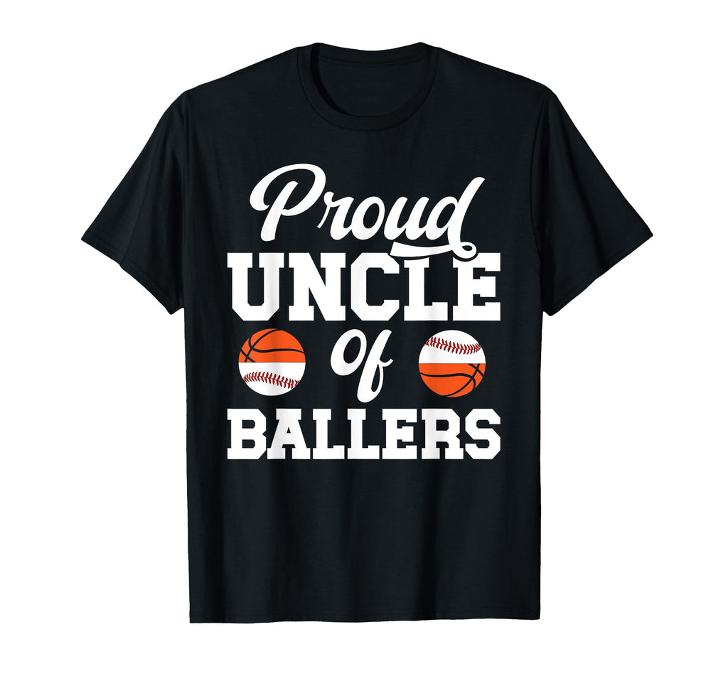 Proud Uncle Ballers Baseball T-Shirt - Fun Novelty Design for Adults - T-Shirt, Sweatshirt, Hoodie