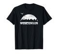 Wisconsin 70S 80S Sunrise Wi T-Shirt - Casual Everyday Wear for Adults - T-Shirt, Sweatshirt, Hoodie