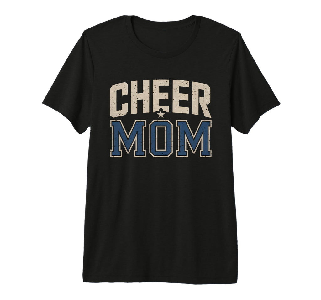 Cheer Mom Mother Bow Cheerleader Game Day T-Shirt - Graphic Print Unisex - T-Shirt, Sweatshirt, Hoodie