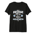 Charlie Morton Awesome Moms Tri Blend T-Shirt - Unique Graphic for Adults - T-Shirt, Sweatshirt, Hoodie