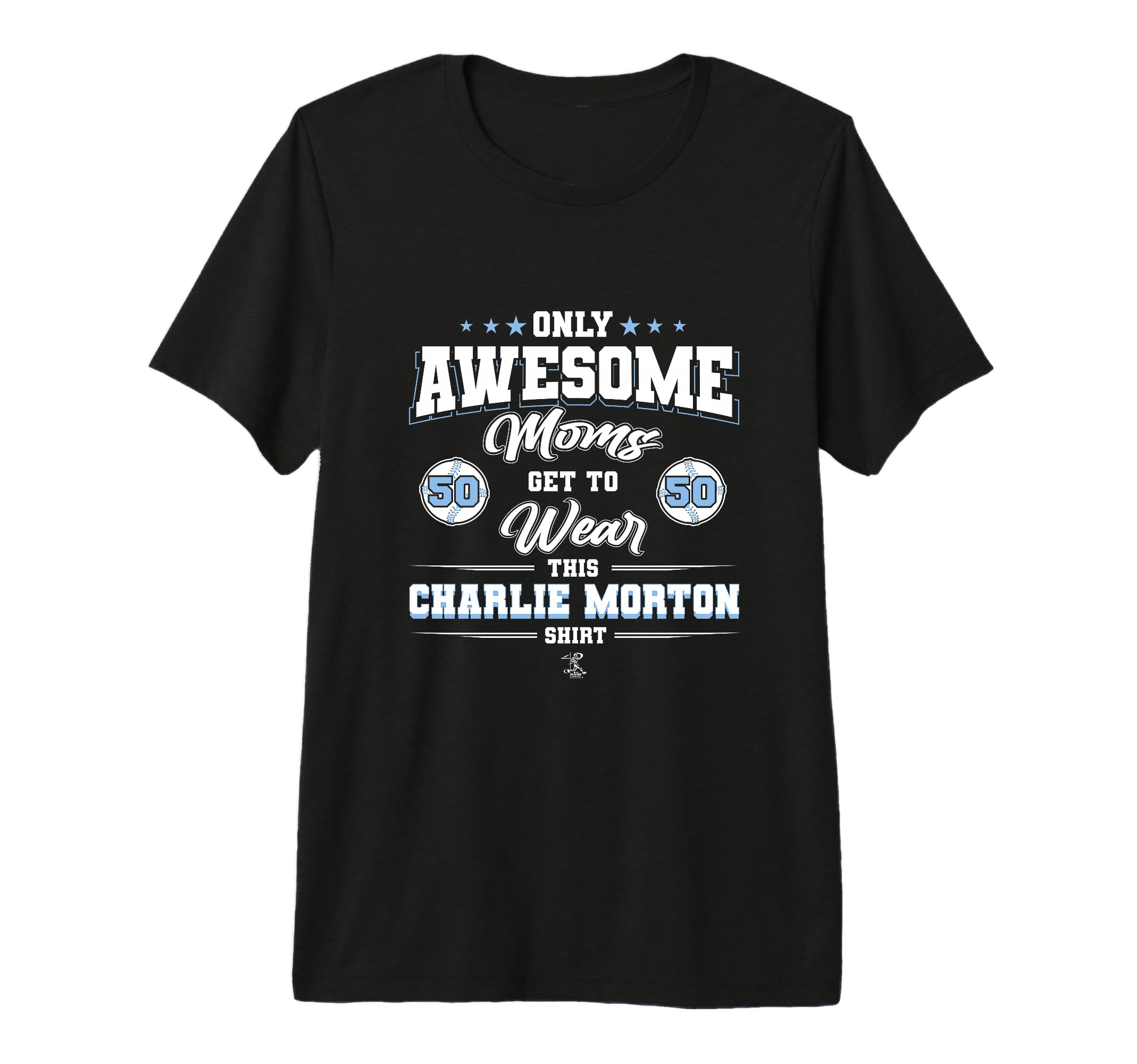Charlie Morton Awesome Moms Tri Blend T-Shirt - Unique Graphic for Adults - T-Shirt, Sweatshirt, Hoodie