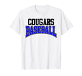 Cougars Baseball Mom Mascot Sports T-Shirt - Fun Novelty Design for Adults - T-Shirt, Sweatshirt, Hoodie