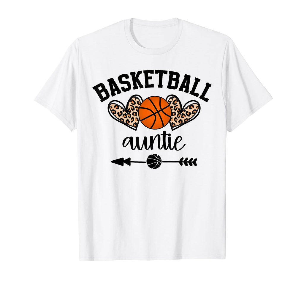 Basketball Auntie Womens Basketball T-Shirt - Trendy Graphic for Adults - T-Shirt, Sweatshirt, Hoodie