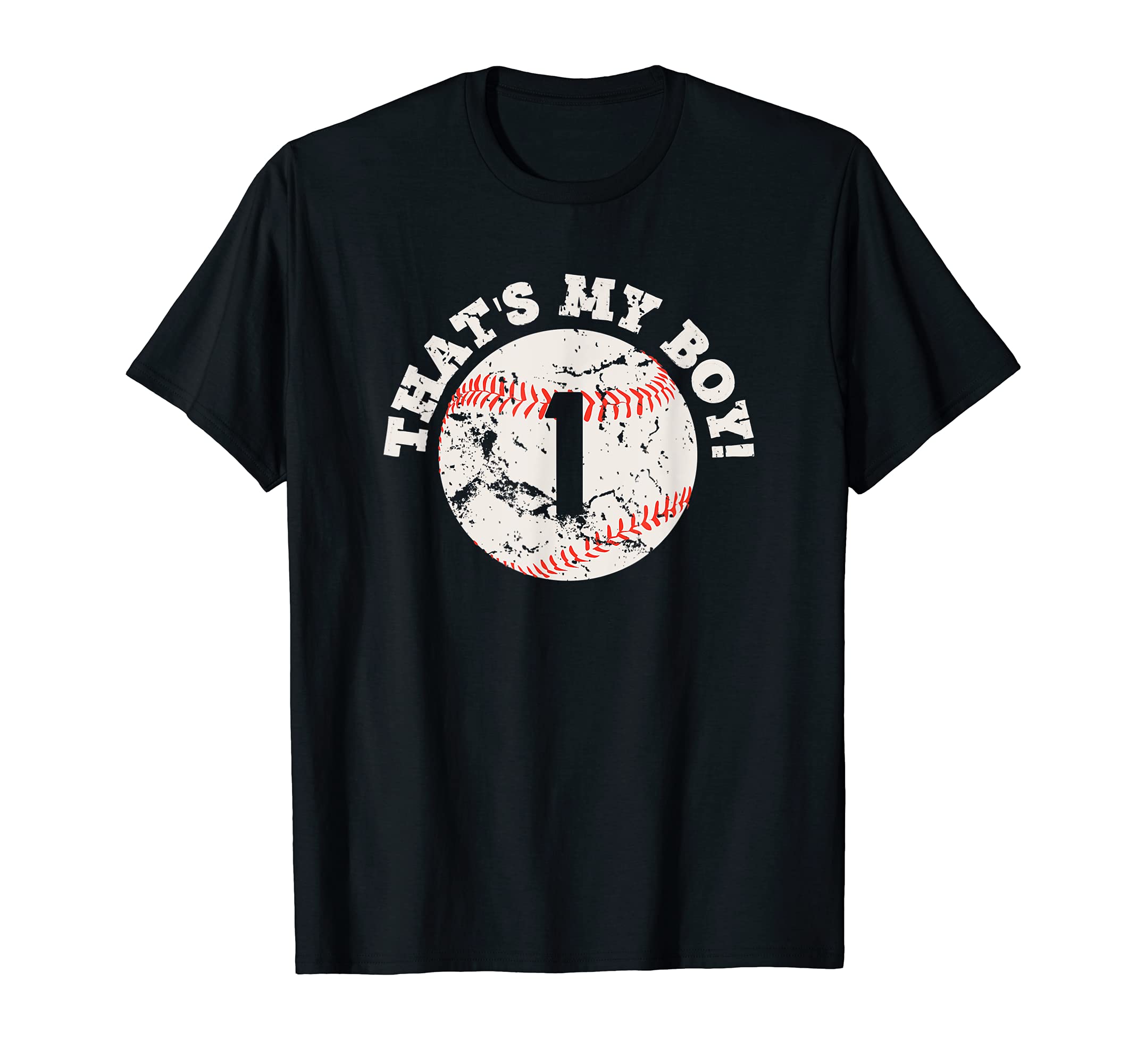 Thats My 1 Baseball Player Mom Or Dad T-Shirt - Minimalist Print Men Women - T-Shirt, Sweatshirt, Hoodie