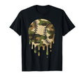 Baseball Drip Camo Military Sports T-Shirt - Fun Novelty Design Unisex - T-Shirt, Sweatshirt, Hoodie