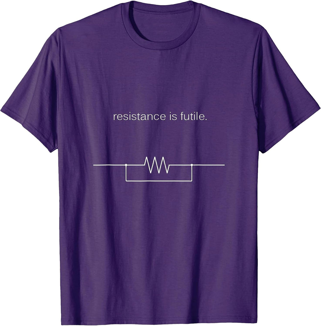 Resistance Is Futile Borg Geek Electronics Enginee - Adult & Kids T-Shirts, Sweatshirts & Hoodies apparel design preview 1